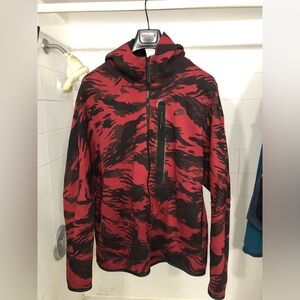 Nike limited edition camo flame tech zip up hoodie performance jacket size Xl